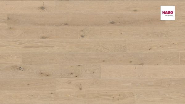 535542 HARO PARKETT Landhausdiele 4 V Eiche cremeweis Sauvage strukturiert Ver