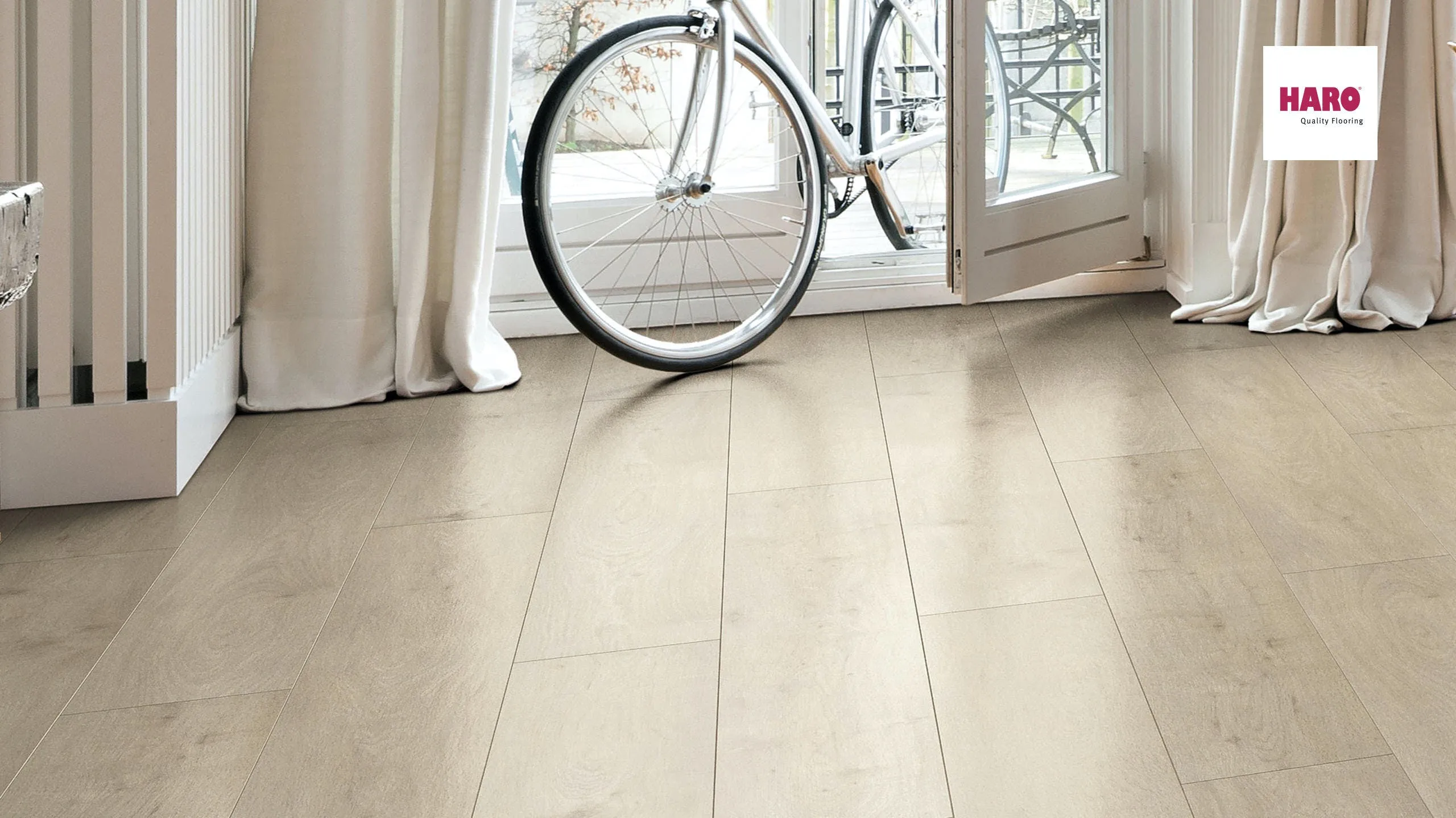 Laminat T 200 Aqua Gran Via 4 V Eiche Sicilia weiss 537374 Int02
